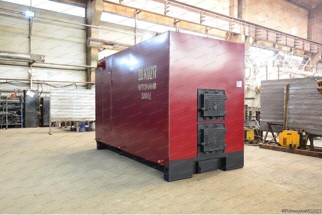 Котел 1100 кВт угольно дровяной