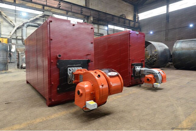 Газовый котел 1.6 МВт отопительный