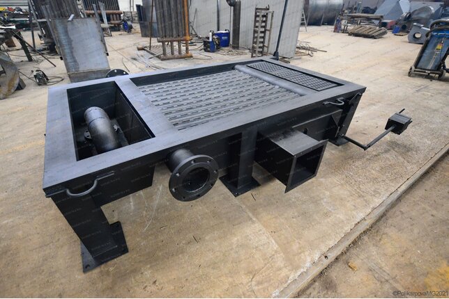 Топка ручная с поворотными колосниками котла КВм 0.4