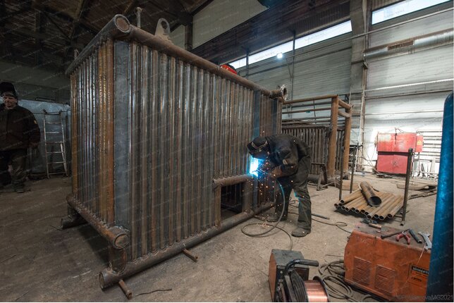 Изготовление котла КВм 0.8 МВт