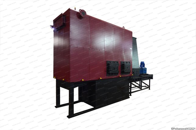 Котел твердотопливный на опилках 1.25 МВт