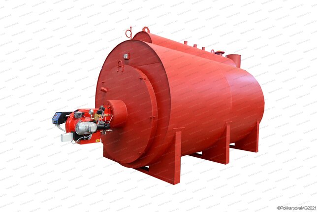 Паровой газовый котел 1.2 тонны в час с температурой 170 С