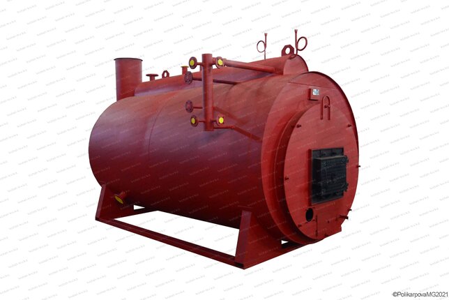 Паровой угольный котел 700 кг в час с температурой 115 С